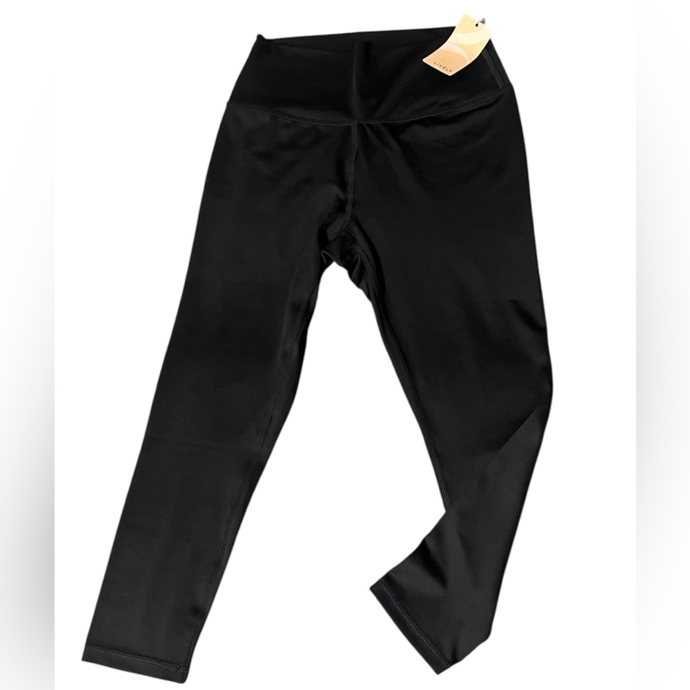 LIVELY Girls/Juniors High Waisted Active Leggings - Black size M NWT